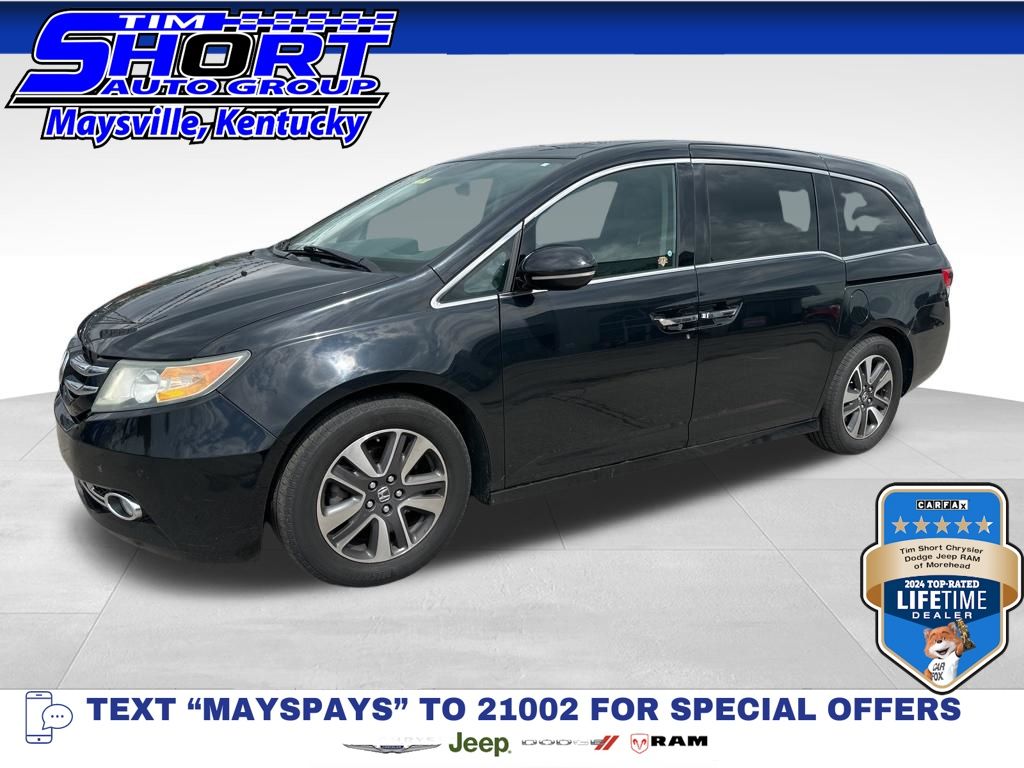 Crystal Black Pearl 2016 Honda Odyssey Touring FWD Minivan Front-Wheel Drive 6-Speed Automatic