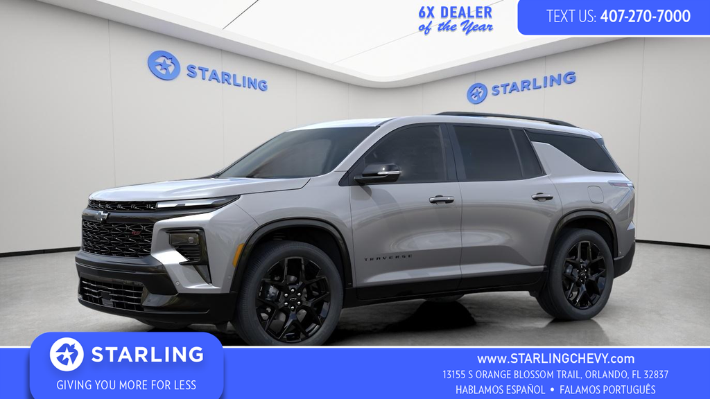 Sterling Gray Metallic 2026 Chevrolet Traverse SUV / Crossover Front-Wheel Drive 8-Speed Automatic