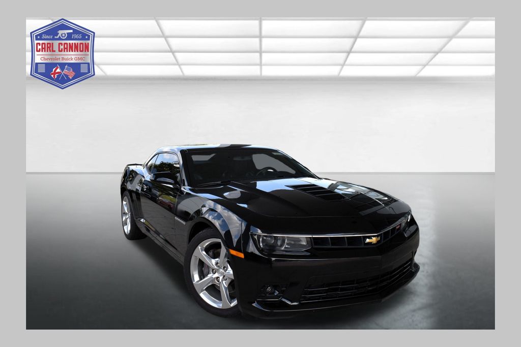 Black 2014 Chevrolet Camaro Coupe Rear-Wheel Drive 6-Speed Automatic