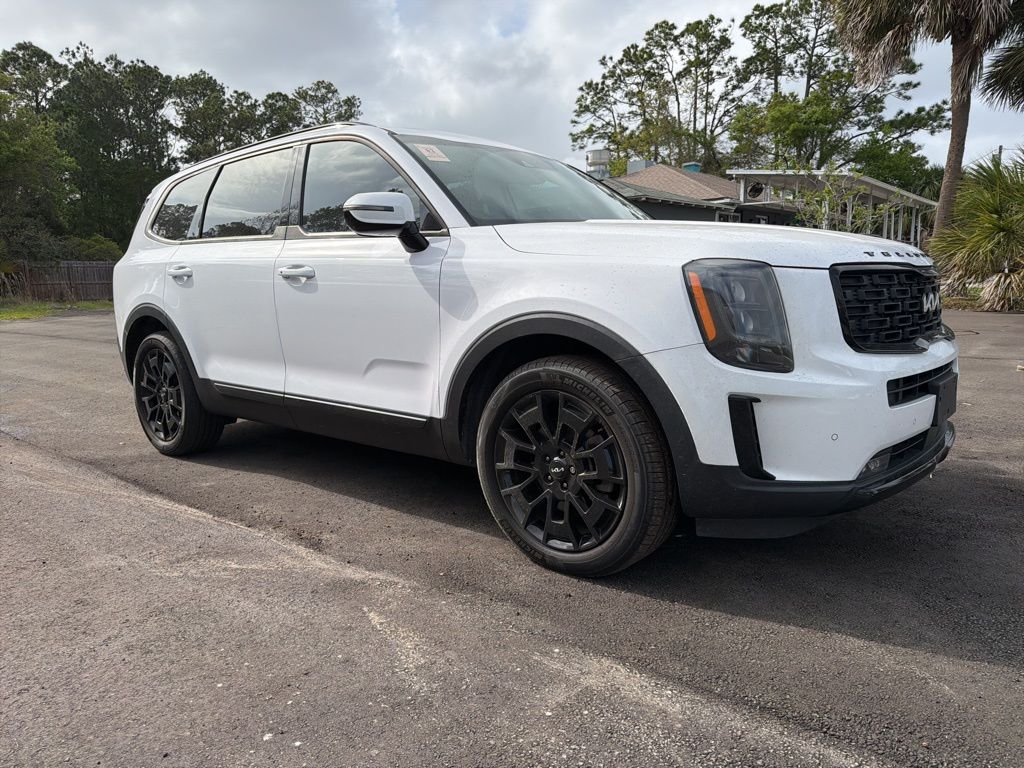 Glacial White Pearl 2022 Kia Telluride SX AWD SUV / Crossover All-Wheel Drive 8-Speed Automatic