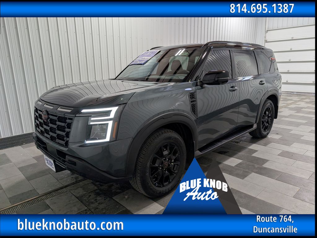 Black (Alpine Metallic/Super Blk) 2026 Nissan Armada SUV / Crossover Four-Wheel Drive 9-Speed Automatic