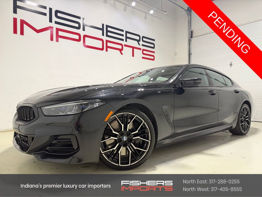 Black Sapphire Metallic 2023 BMW 8 Series Coupe All-Wheel Drive 8-Speed Automatic