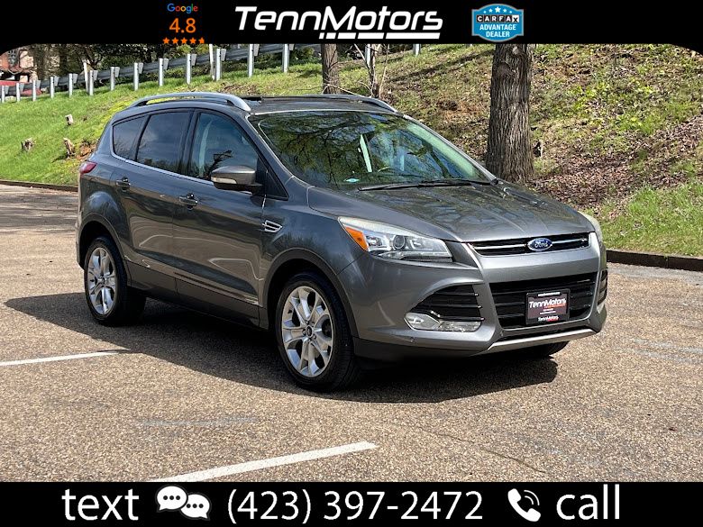 Sterling Gray Metallic 2014 Ford Escape Titanium FWD SUV / Crossover Front-Wheel Drive 6-Speed Automatic