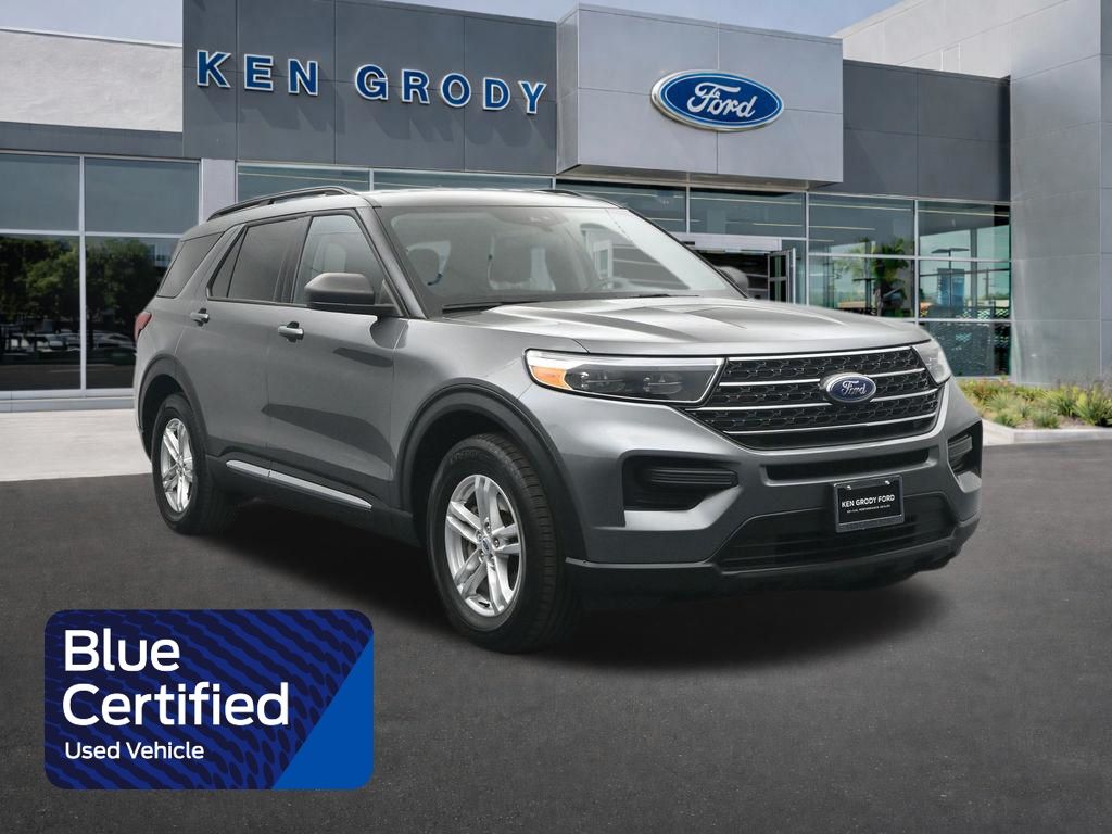 Carbonized Gray Metallic 2023 Ford Explorer XLT RWD SUV / Crossover Rear-Wheel Drive Automatic