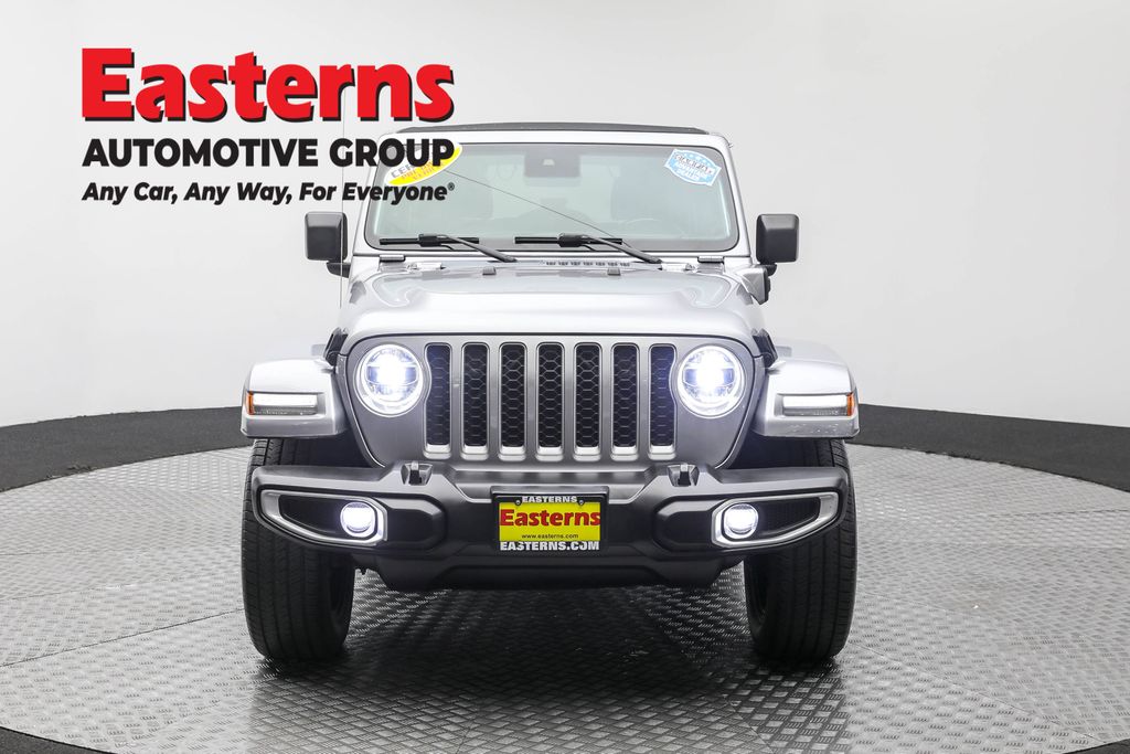 Used 2021 Silver Jeep Unlimited Sahara 4xe image 2