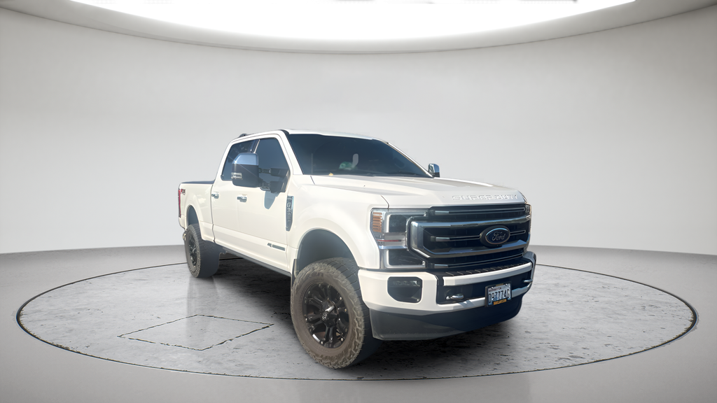 White 2020 Ford F-350 Super Duty Pickup Truck Four-Wheel Drive Automatic