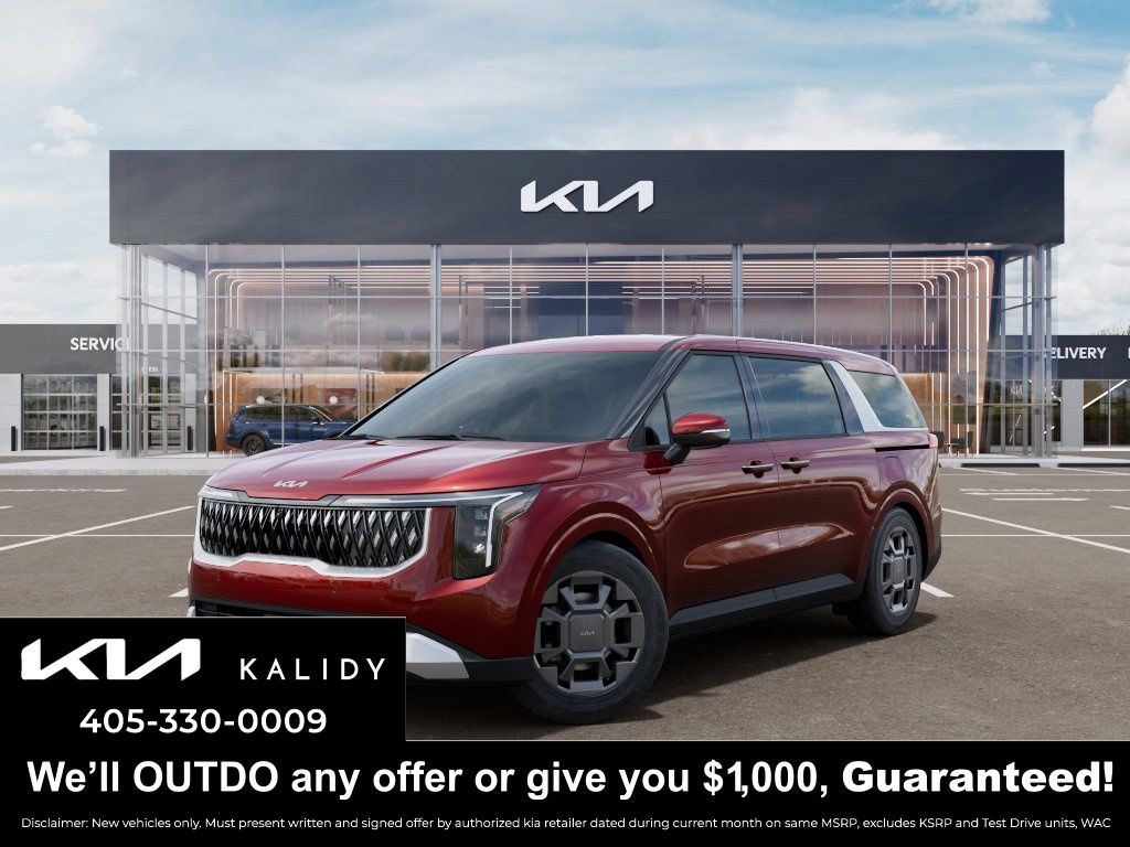 Red 2026 Kia Carnival Hybrid EX FWD Minivan Front-Wheel Drive 6-Speed Automatic