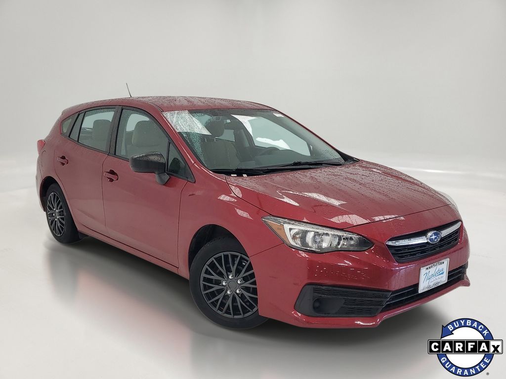 Crimson Red Pearl 2020 Subaru Impreza 2.0i Hatchback AWD Hatchback All-Wheel Drive Continuously Variable Transmission