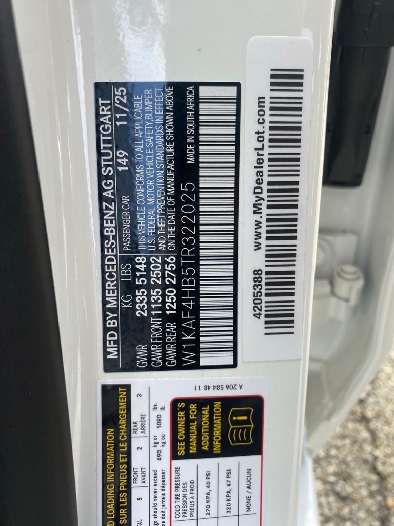 2026 Mercedes-Benz C-Class C 300 White at John Sisson Motors