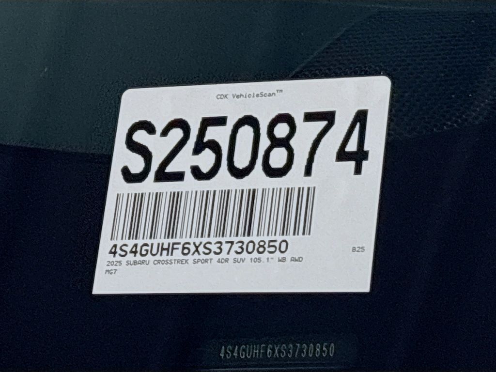 2025 Subaru Crosstrek Sport