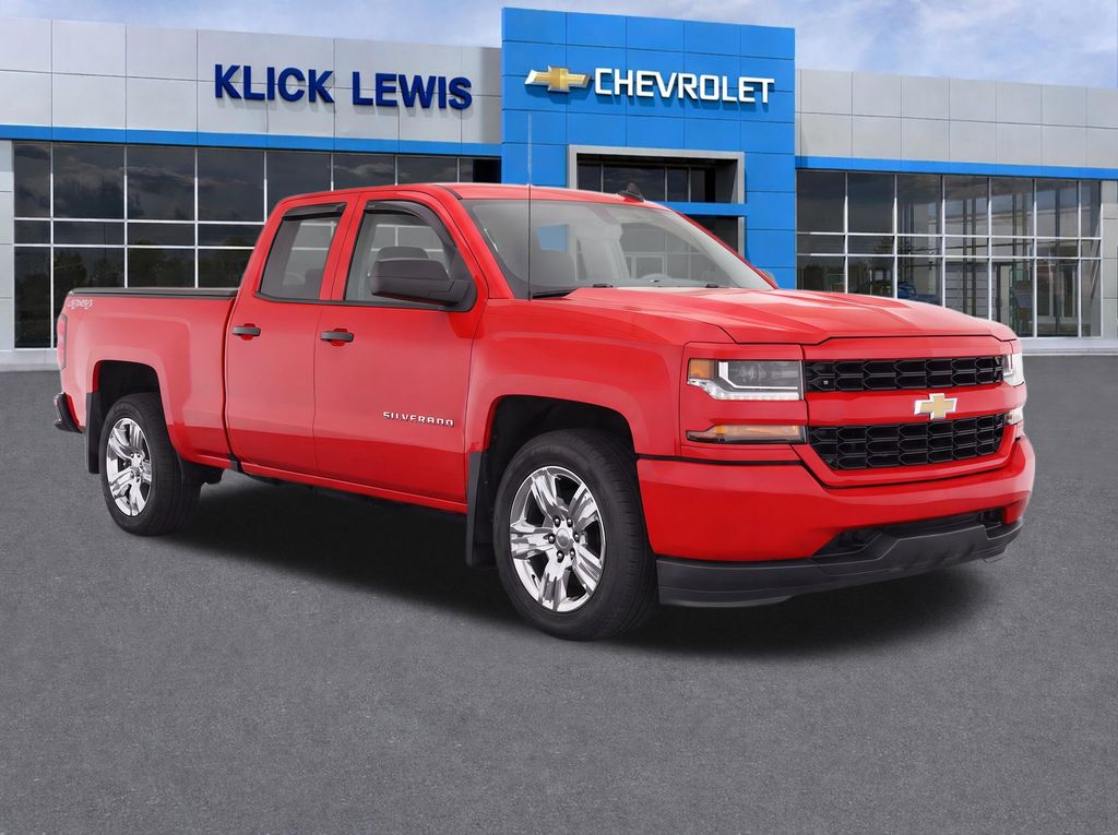 2018 Chevrolet Silverado 1500 Custom Red at Carlisle Cadillac Buick GMC