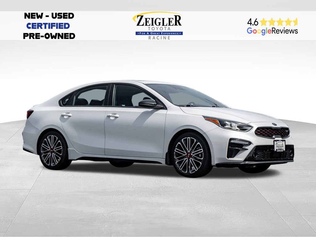 Snow White Pearl 2021 Kia Forte Sedan Front-Wheel Drive 7-Speed Automatic