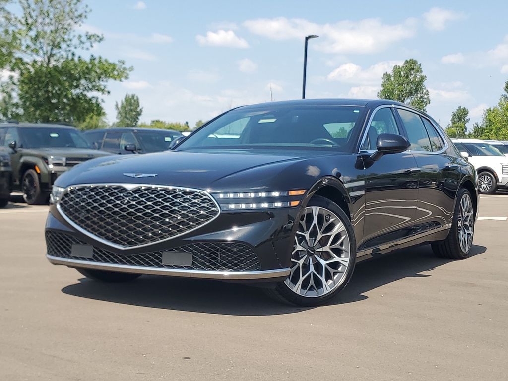Black 2023 Genesis G90 Sedan All-Wheel Drive 8-Speed Automatic