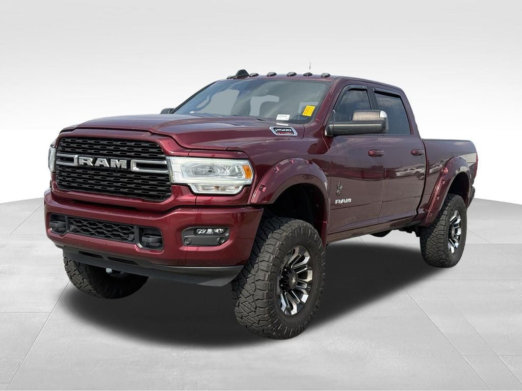 Red 2022 RAM 2500 Pickup Truck Four-Wheel Drive 6-Speed Automatic