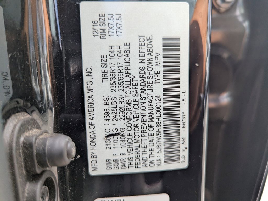 used 2017 Honda CR-V car, priced at $15,291