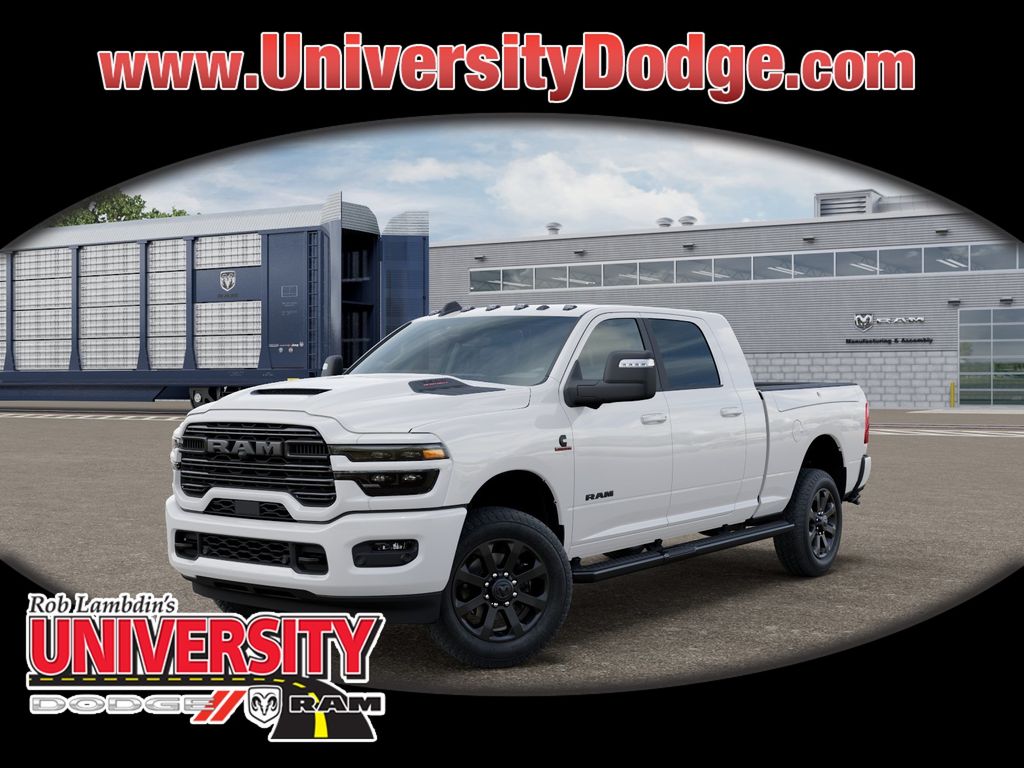 Bright White Clearcoat 2026 RAM 2500 Pickup Truck Four-Wheel Drive 8-Speed Automatic