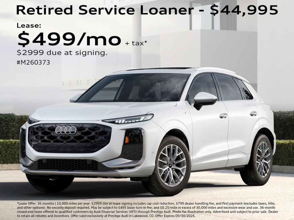 Glacier White Metallic 2026 Audi Q3 SUV / Crossover All-Wheel Drive 7-Speed Automatic