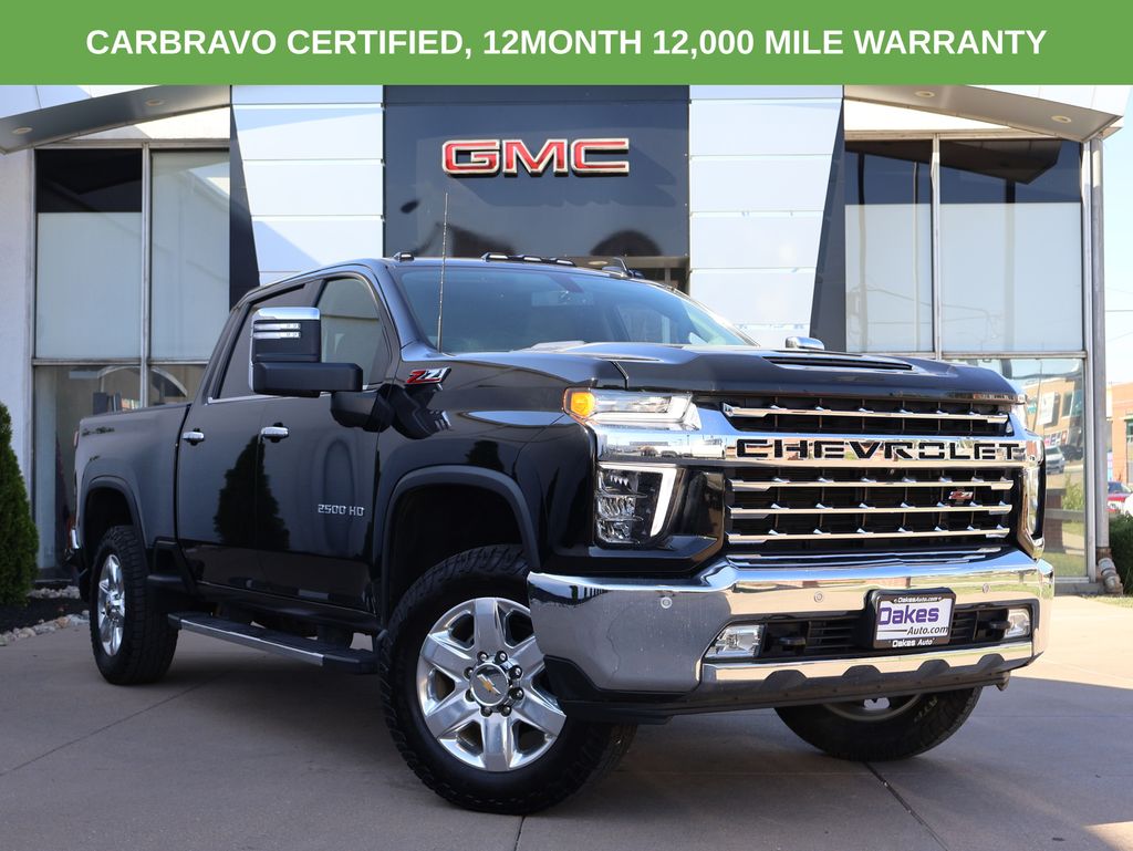 Black 2021 Chevrolet Silverado 2500HD Pickup Truck Four-Wheel Drive 6-Speed Automatic