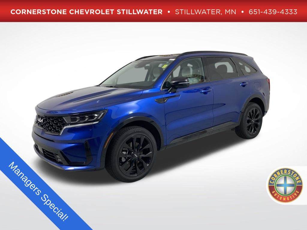 Sapphire Blue 2023 Kia Sorento SUV / Crossover All-Wheel Drive 8-Speed Dual Clutch