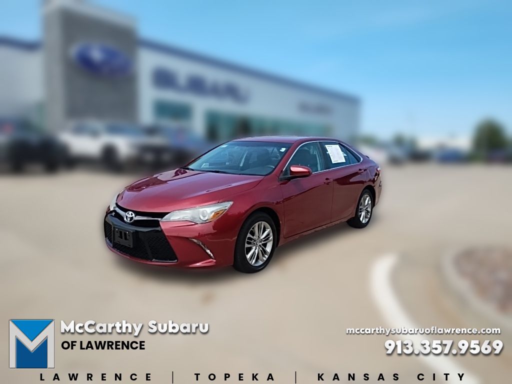 Red (Ruby Flare Pearl) 2016 Toyota Camry Sedan Front-Wheel Drive 6-Speed Automatic