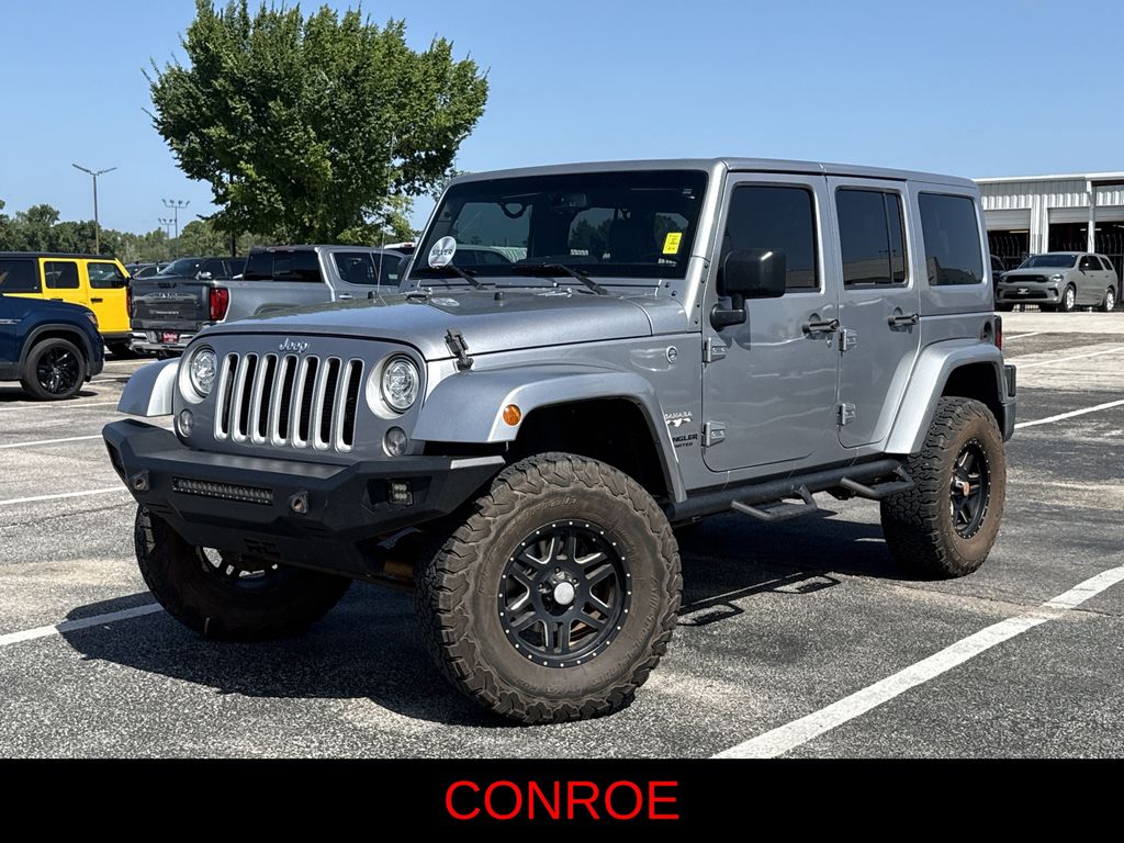 2017 Jeep Wrangler Unlimited Sahara Silver at Cook Ford