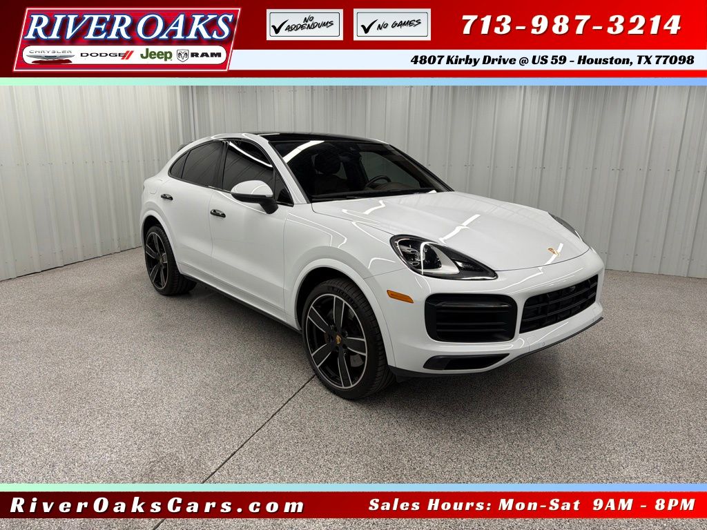 2021 Porsche Cayenne Coupe Base White at Gullo Toyota