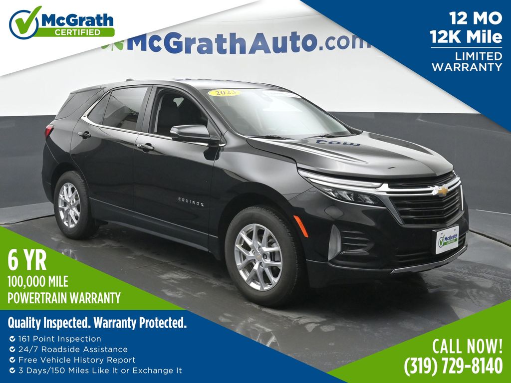 Mosaic Black Metallic 2023 Chevrolet Equinox LT AWD with 1LT SUV / Crossover Four-Wheel Drive 6-Speed Automatic Overdrive