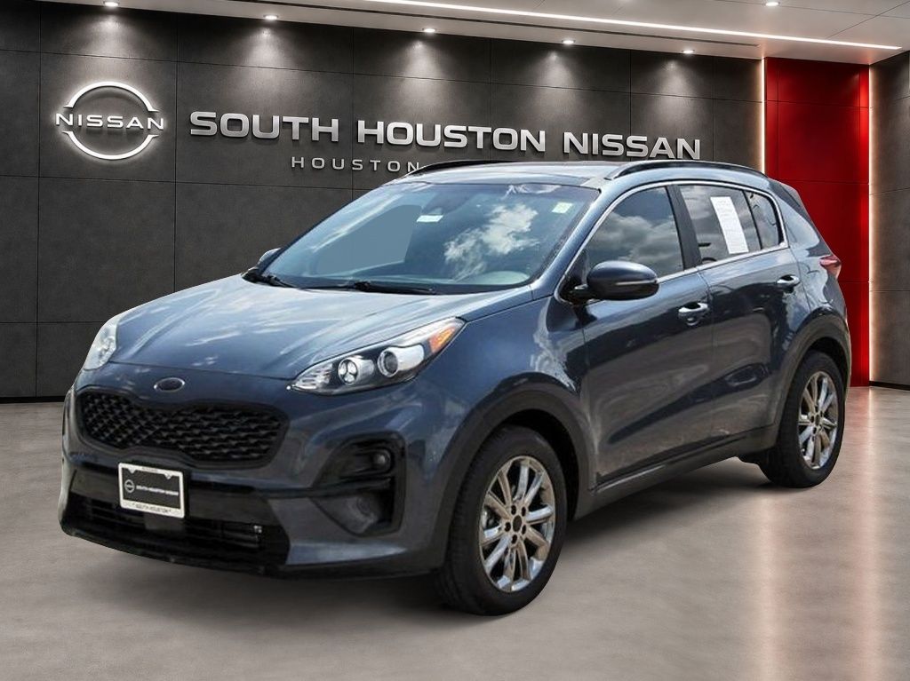 2022 Kia Sportage Nightfall Blue at Joe Myers Mazda Kia
