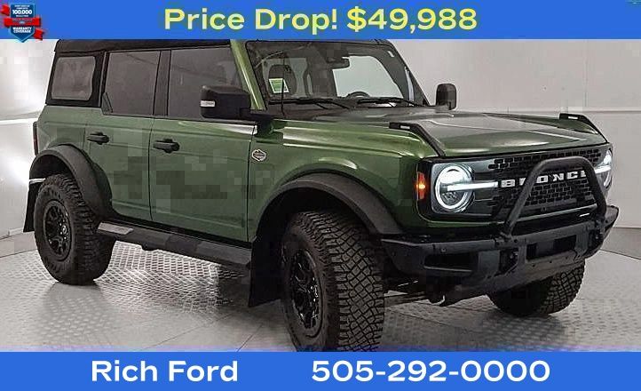 Eruption Green Metallic 2023 Ford Bronco Wildtrak Advanced 4-Door 4WD SUV / Crossover Four-Wheel Drive Automatic