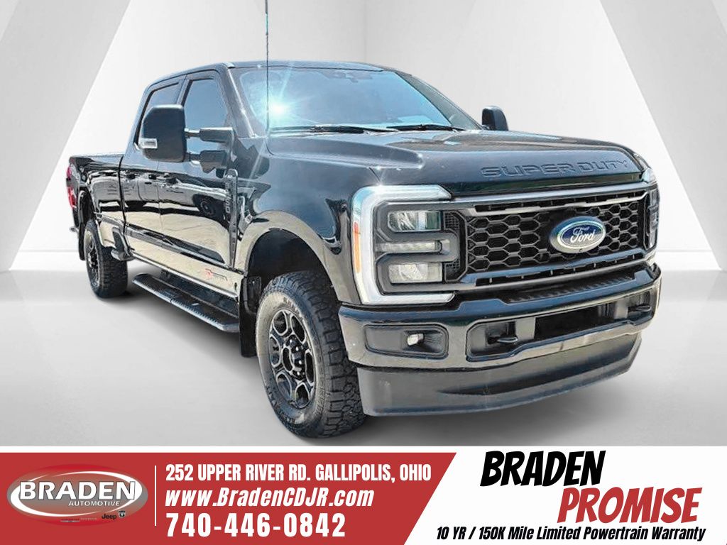 Black Metallic 2023 Ford F-250 Super Duty Pickup Truck Four-Wheel Drive Automatic