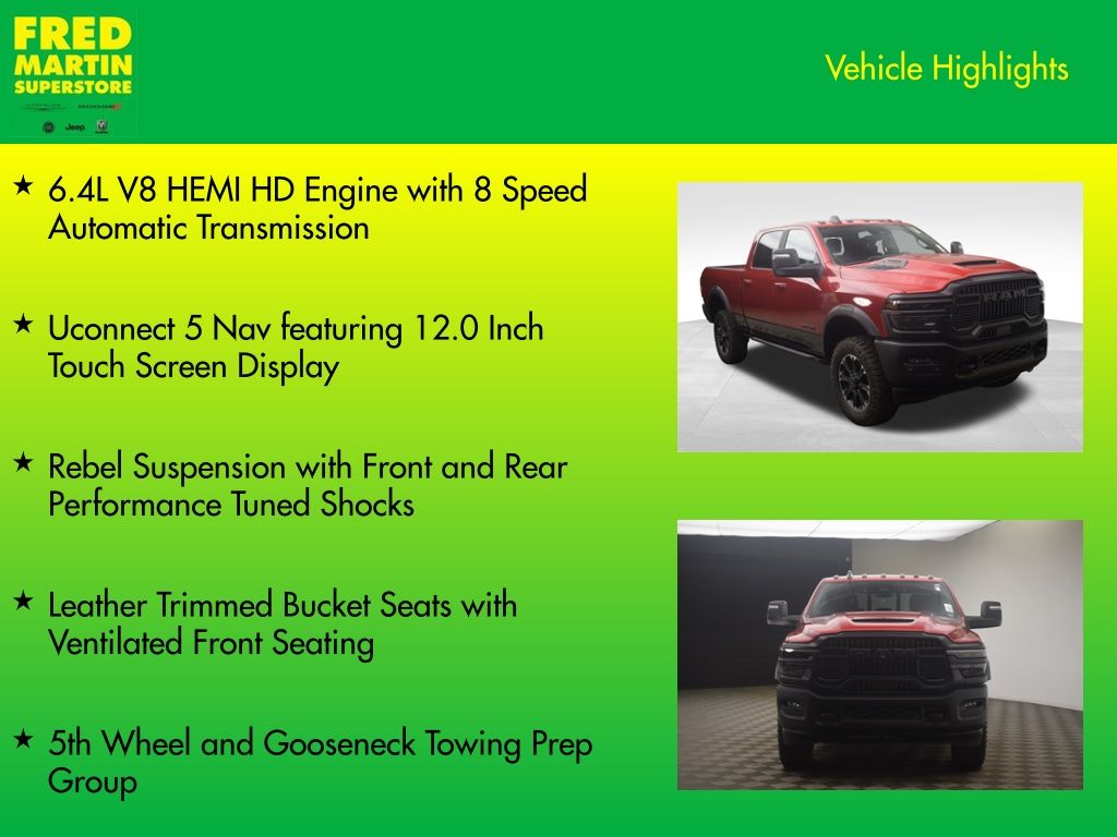 new 2026 Ram 2500 car, priced at $69,693