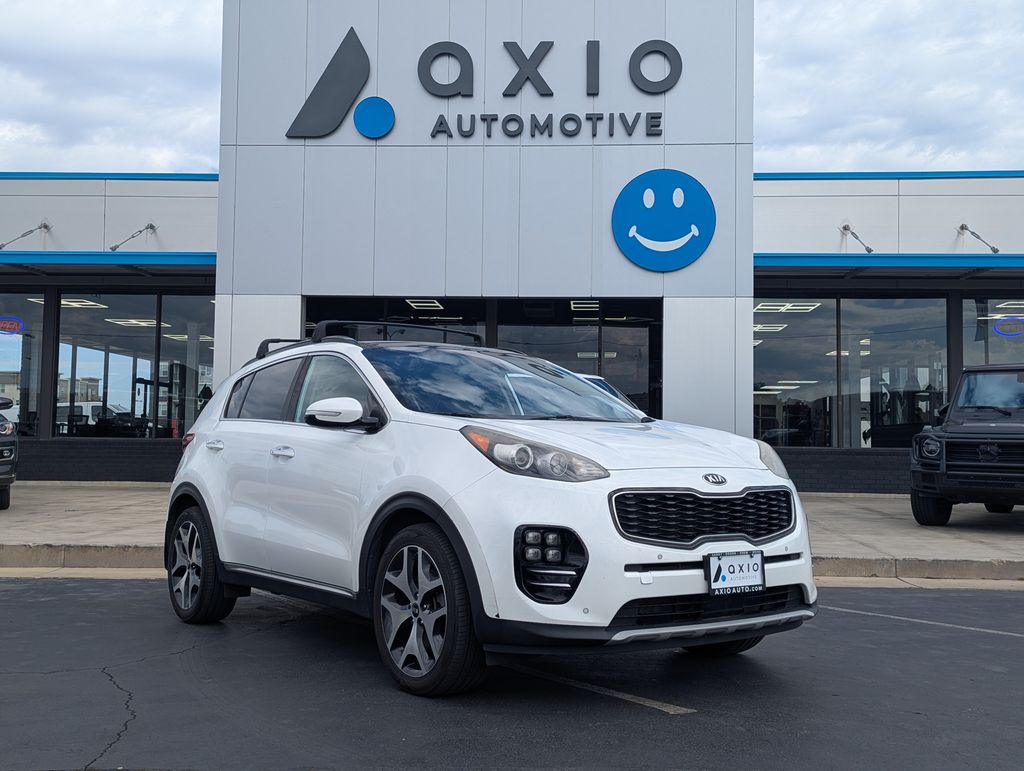 Snow White Pearl 2018 Kia Sportage SUV / Crossover Front-Wheel Drive 6-Speed Automatic Overdrive