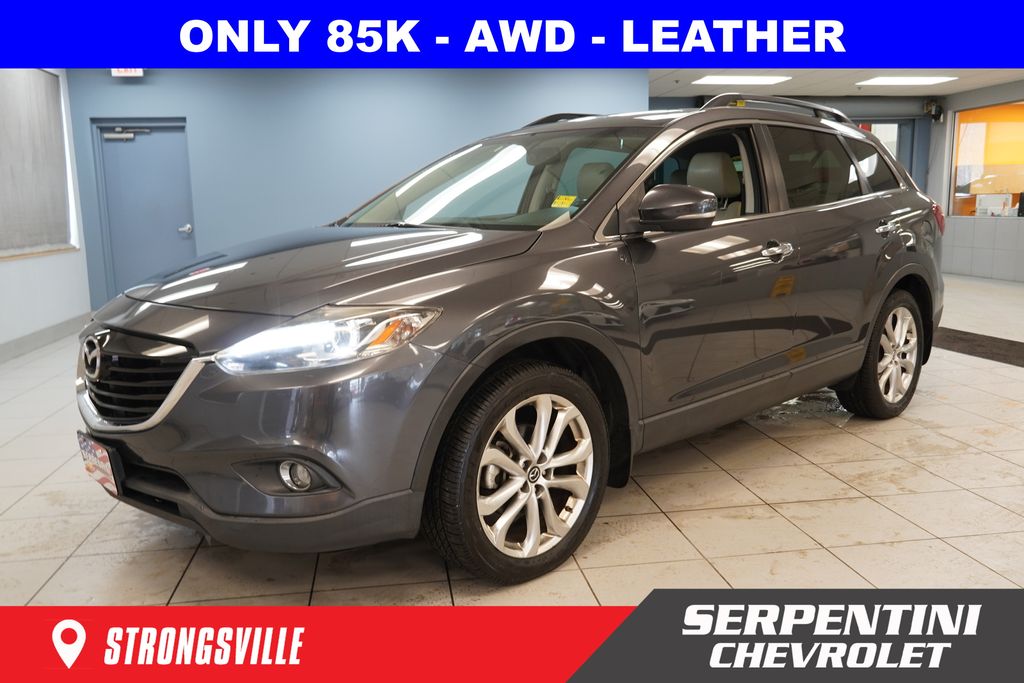 Gray 2013 Mazda CX-9 Grand Touring AWD SUV / Crossover All-Wheel Drive 6-Speed Automatic