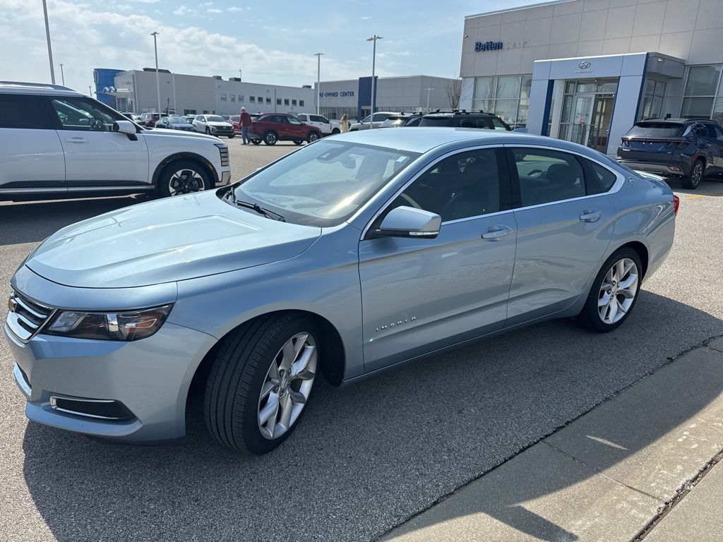 Topaz Metallic 2015 Chevrolet Impala 2LT FWD Sedan Front-Wheel Drive 6-Speed Automatic Overdrive