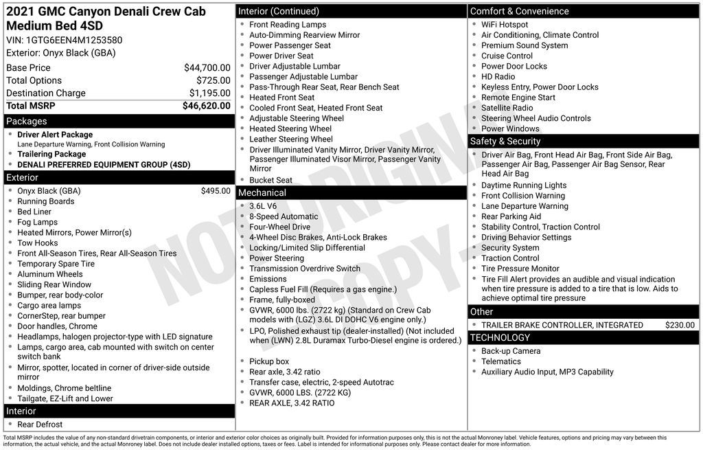 Used Car 2021 Gmc Canyon  Denali For Sale Under $30,000 In Austin, Texas