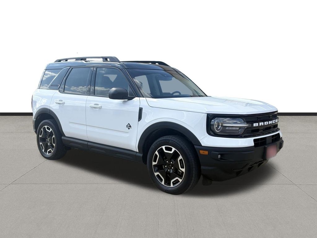 2024 Ford Bronco Sport Outer Banks White at Joe Myers Mazda Kia