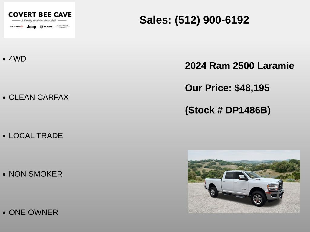 Used Car 2024 Ram 2500  Laramie For Sale Under $50,000 In Austin, Texas