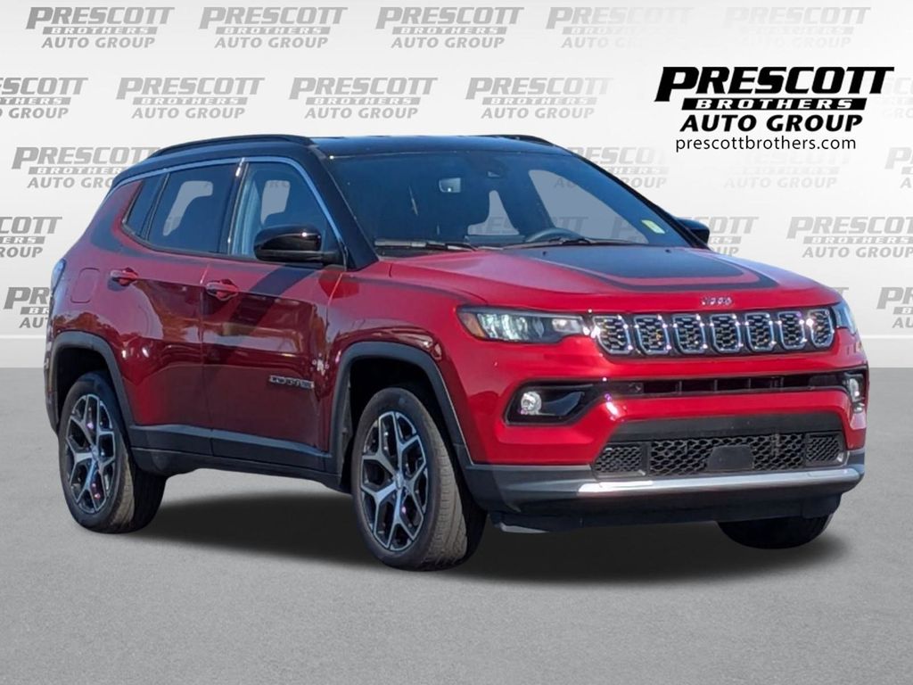 Red Hot Pearlcoat 2024 Jeep Compass Limited 4WD SUV / Crossover Four-Wheel Drive 8-Speed Automatic