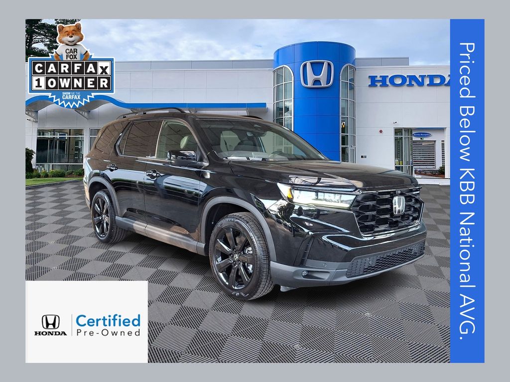 Crystal Black Pearl 2025 Honda Pilot SUV / Crossover All-Wheel Drive Automatic