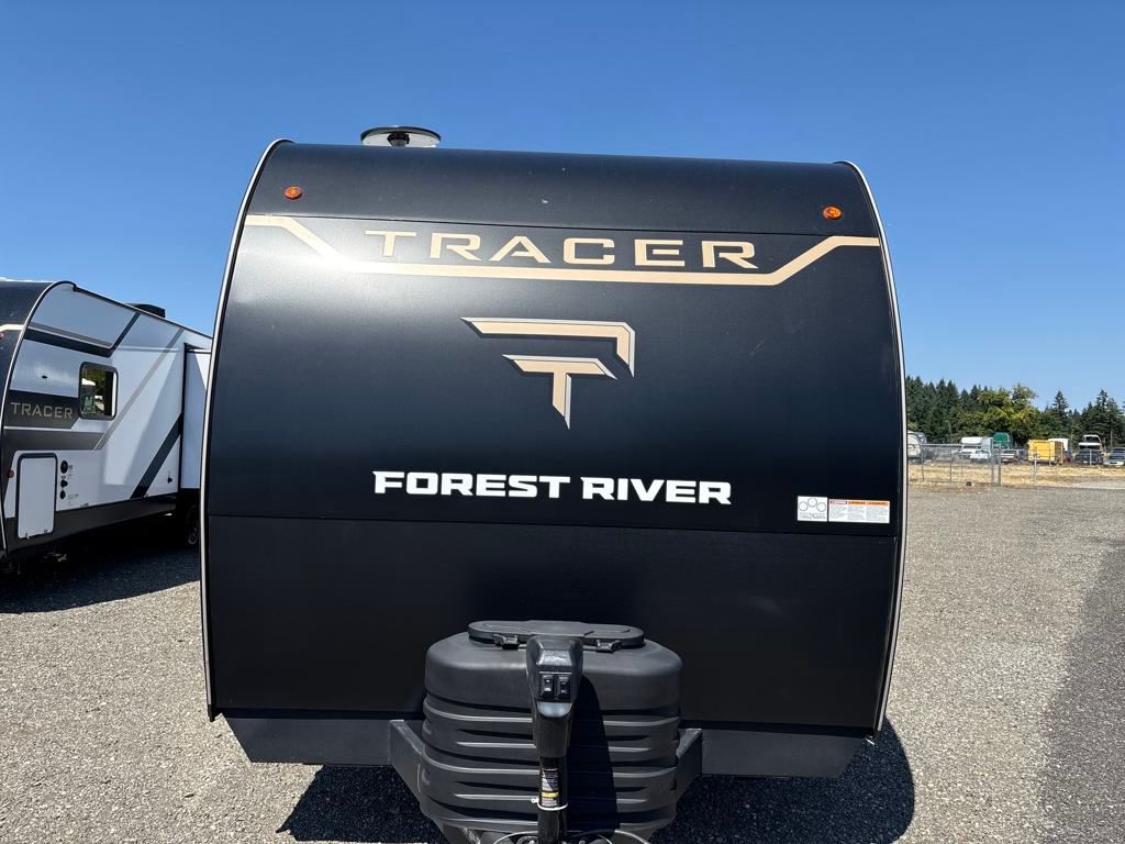 2026 Black/Gold Prime Time Tracer 295DB Travel Trailer