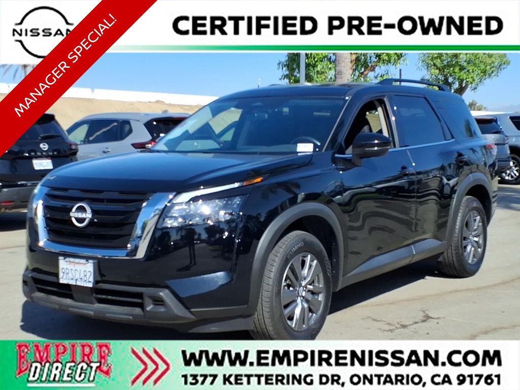 Super Black 2025 Nissan Pathfinder SUV / Crossover Front-Wheel Drive 9-Speed Automatic