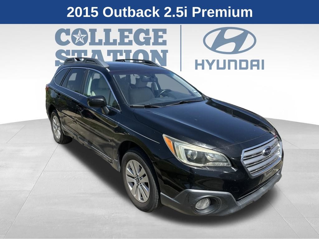 Crystal Black Silica 2015 Subaru Outback Wagon All-Wheel Drive Continuously Variable Transmission
