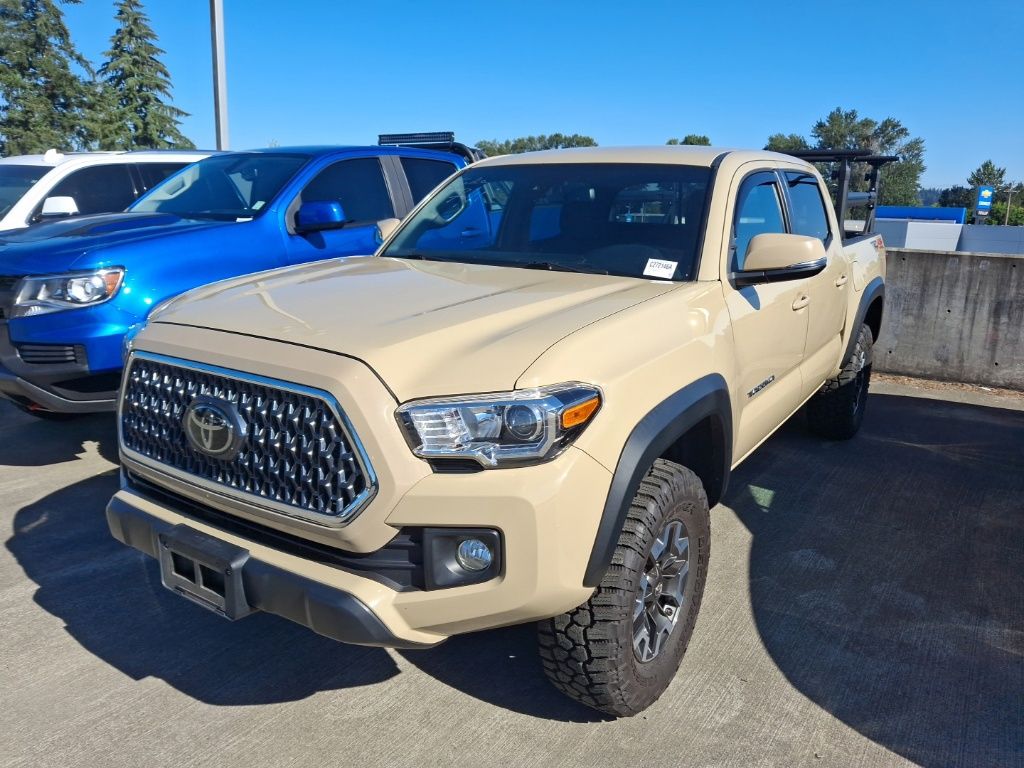 Sand 2019 Toyota Tacoma Pickup Truck Four-Wheel Drive 6-Speed Automatic