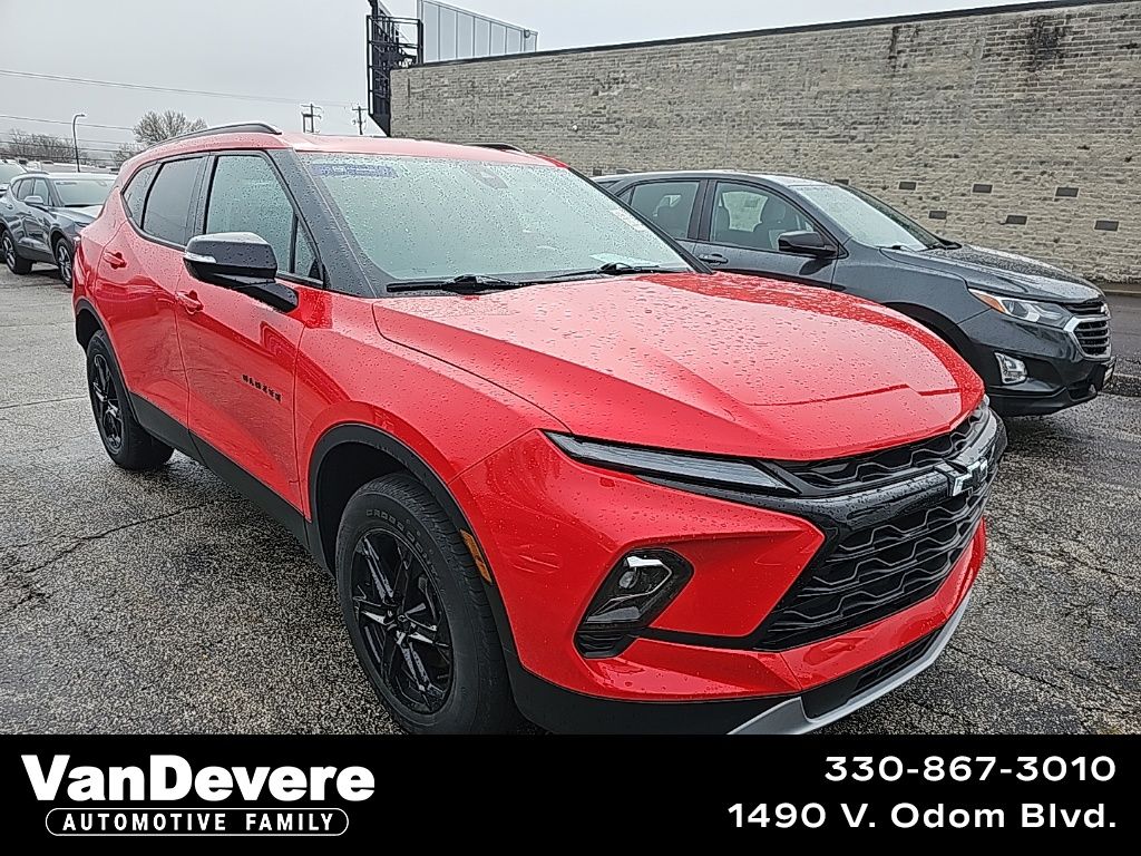 Red Hot 2024 Chevrolet Blazer 3LT AWD SUV / Crossover All-Wheel Drive 9-Speed Automatic Overdrive