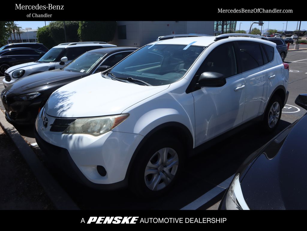 Super White 2013 Toyota RAV4 LE SUV / Crossover Front-Wheel Drive 6-Speed Automatic