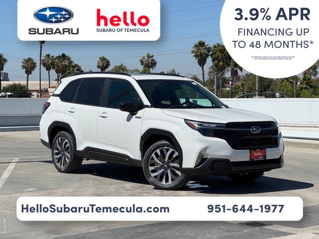 Crystal White Pearl 2026 Subaru Forester Hybrid Touring AWD SUV / Crossover All-Wheel Drive Continuously Variable Transmission
