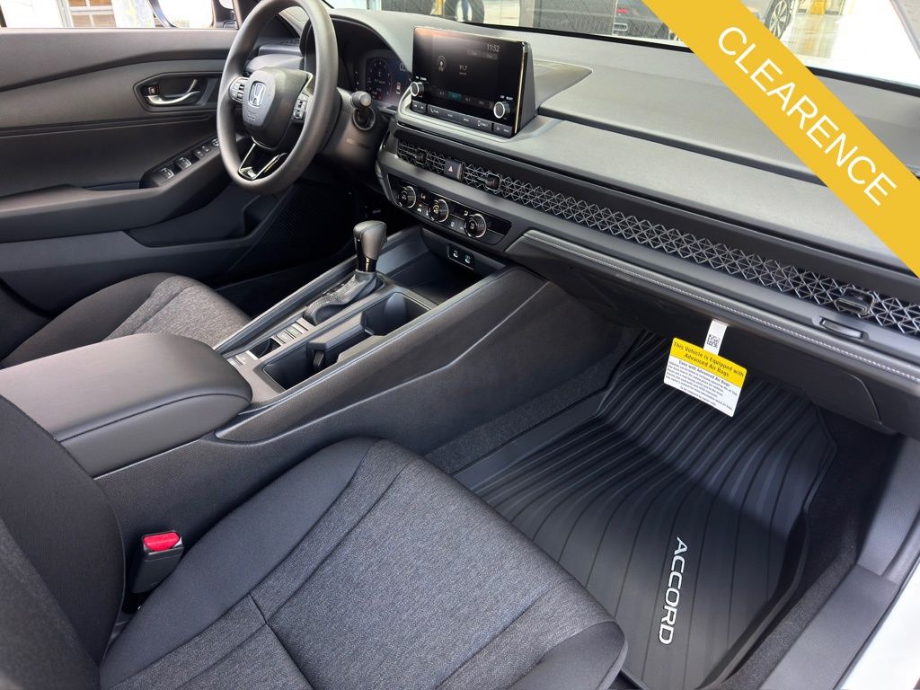 2025 Honda Accord LX White at Community Honda