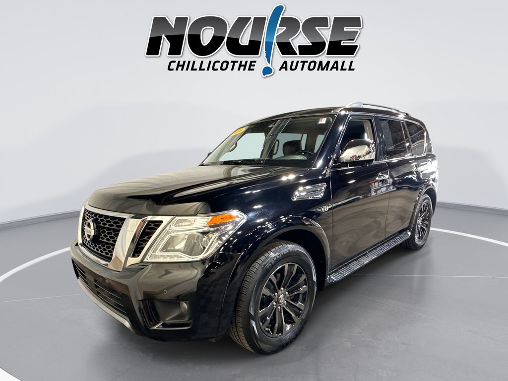 Super Black 2019 Nissan Armada SUV / Crossover Four-Wheel Drive 7-Speed Automatic