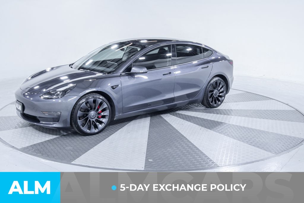 Used 2023 Tesla Model 3 Performance with VIN 5YJ3E1EC5PF545887 for sale in Union City, GA