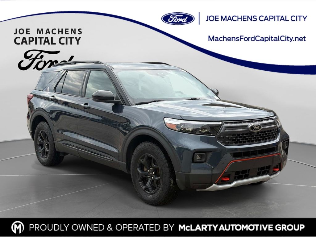 Stone Blue Metallic 2023 Ford Explorer SUV / Crossover All-Wheel Drive Automatic